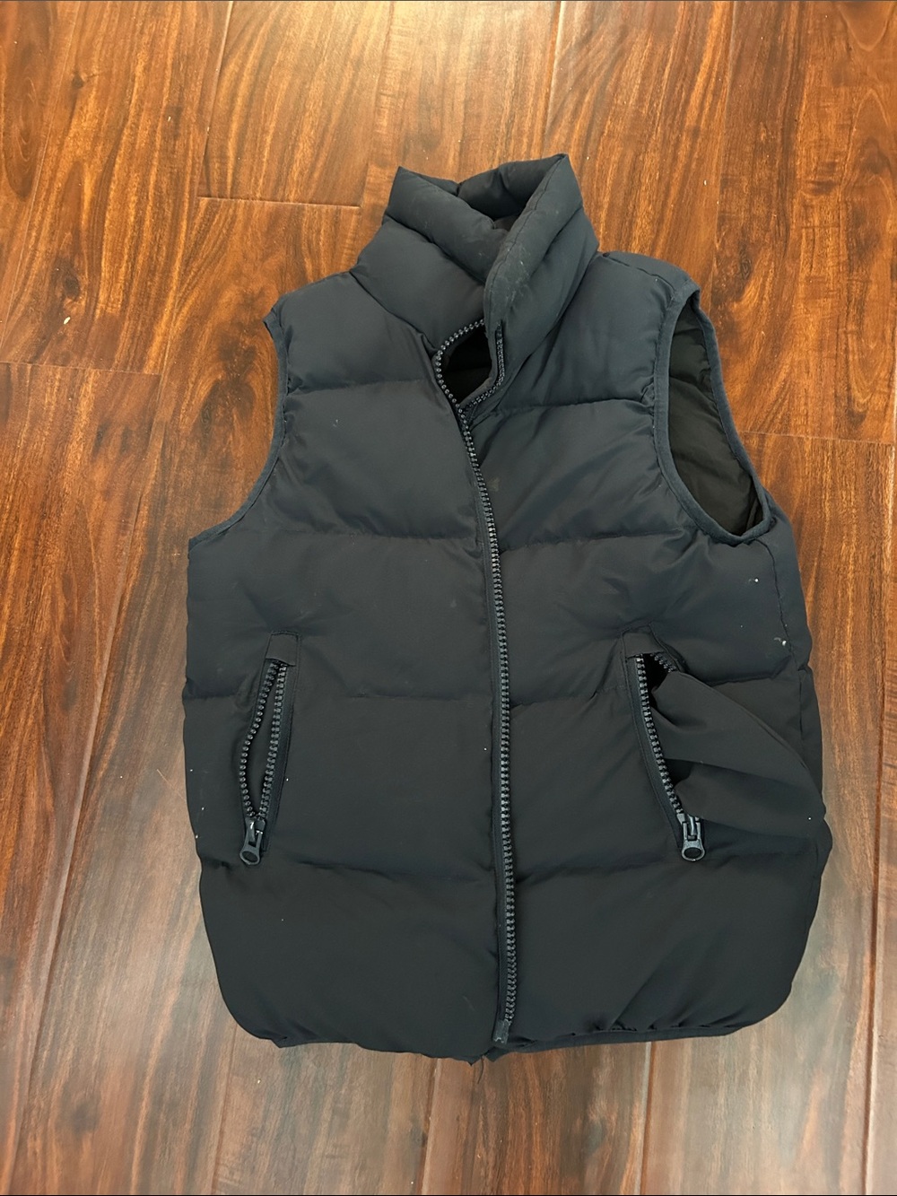 Pomander Place Navy Quilted Puffer Vest